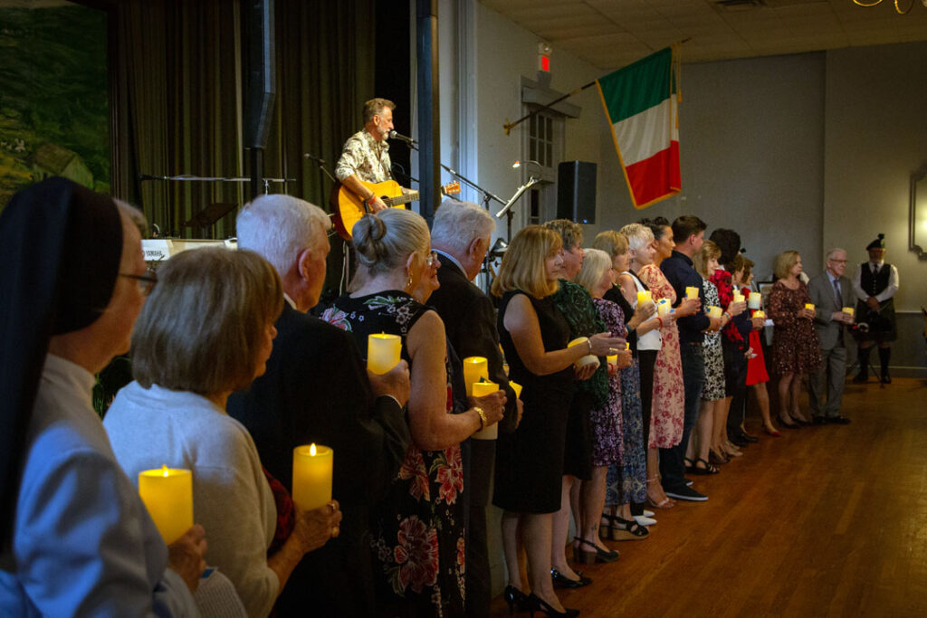 Dancing at the Crossroads at the Irish Center supporting the Duffy's Cut Project